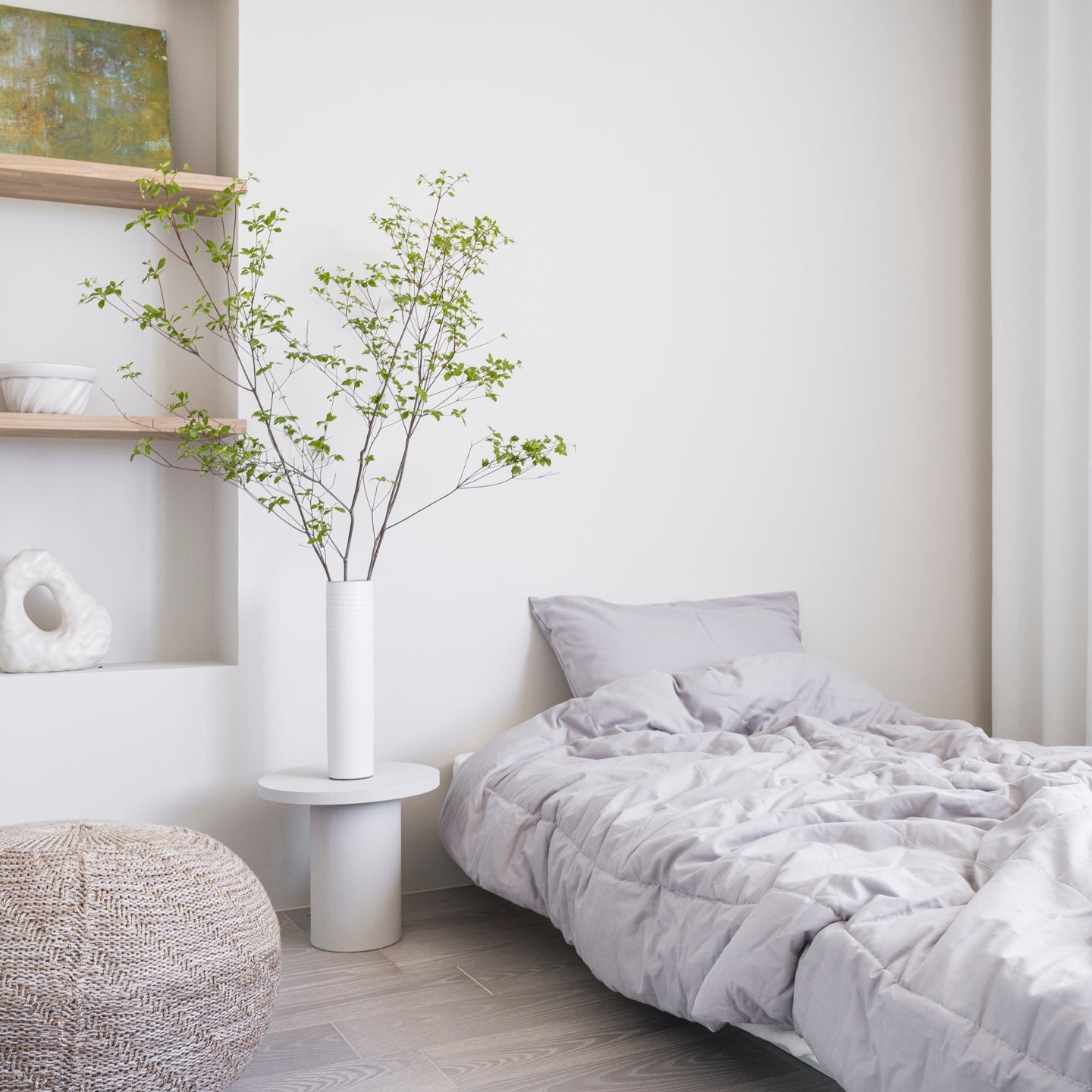 【発売日:3/20(金)】wabisabi series 「さらり、ふわり。」和晒(わざらし)平織綿の肌掛け布団