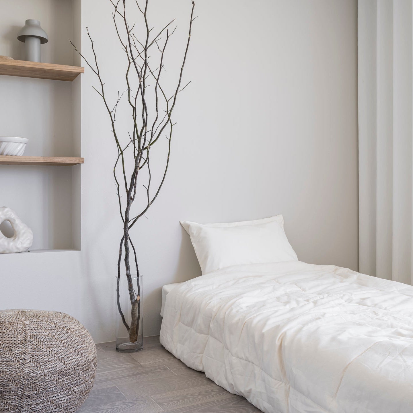 【発売日:3/20(金)】wabisabi series 「さらり、ふわり。」和晒(わざらし)平織綿の肌掛け布団