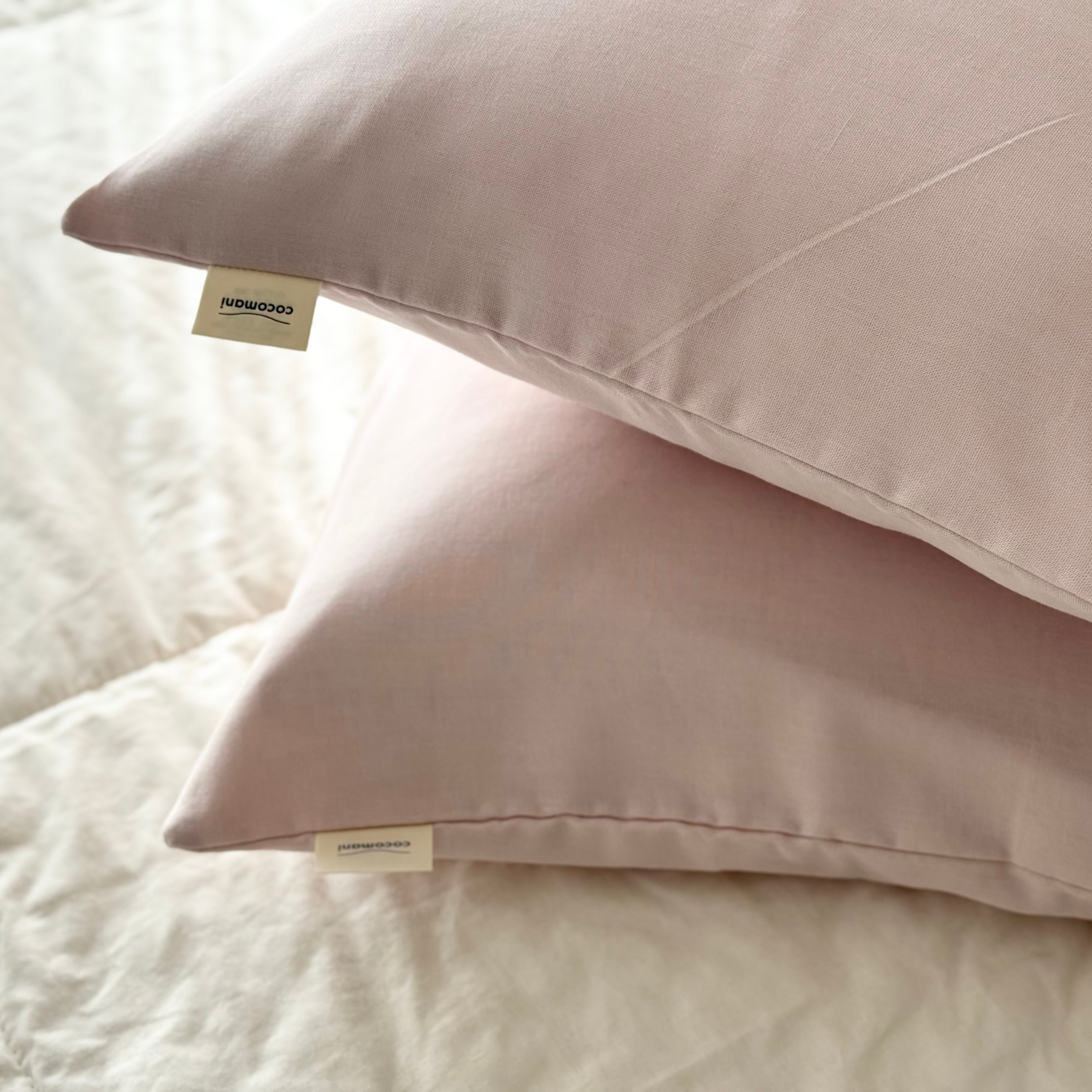 #そうだ!春だ! 桜カラーの sarafuwa 枕カバー ガーゼ2枚重ね