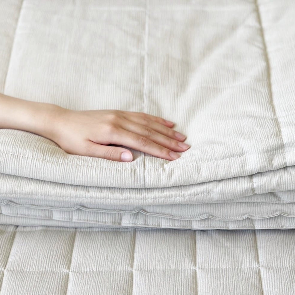 saratto 高島ちぢみ織 敷きパッド【シングル・ダブル兼用】