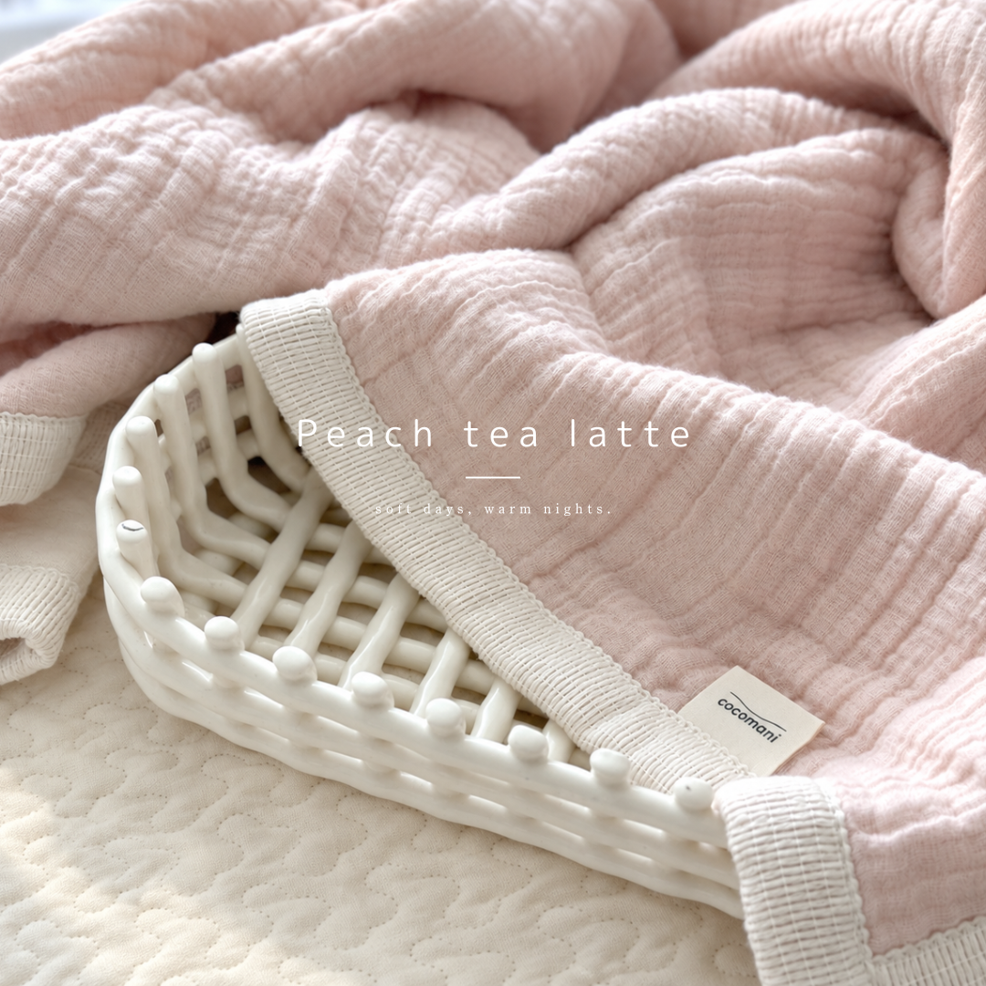 第2期販売【秋・冬だけの限定販売】torotoro 8重ジャガード織 ガーゼケット ラテ(latte)カラー
