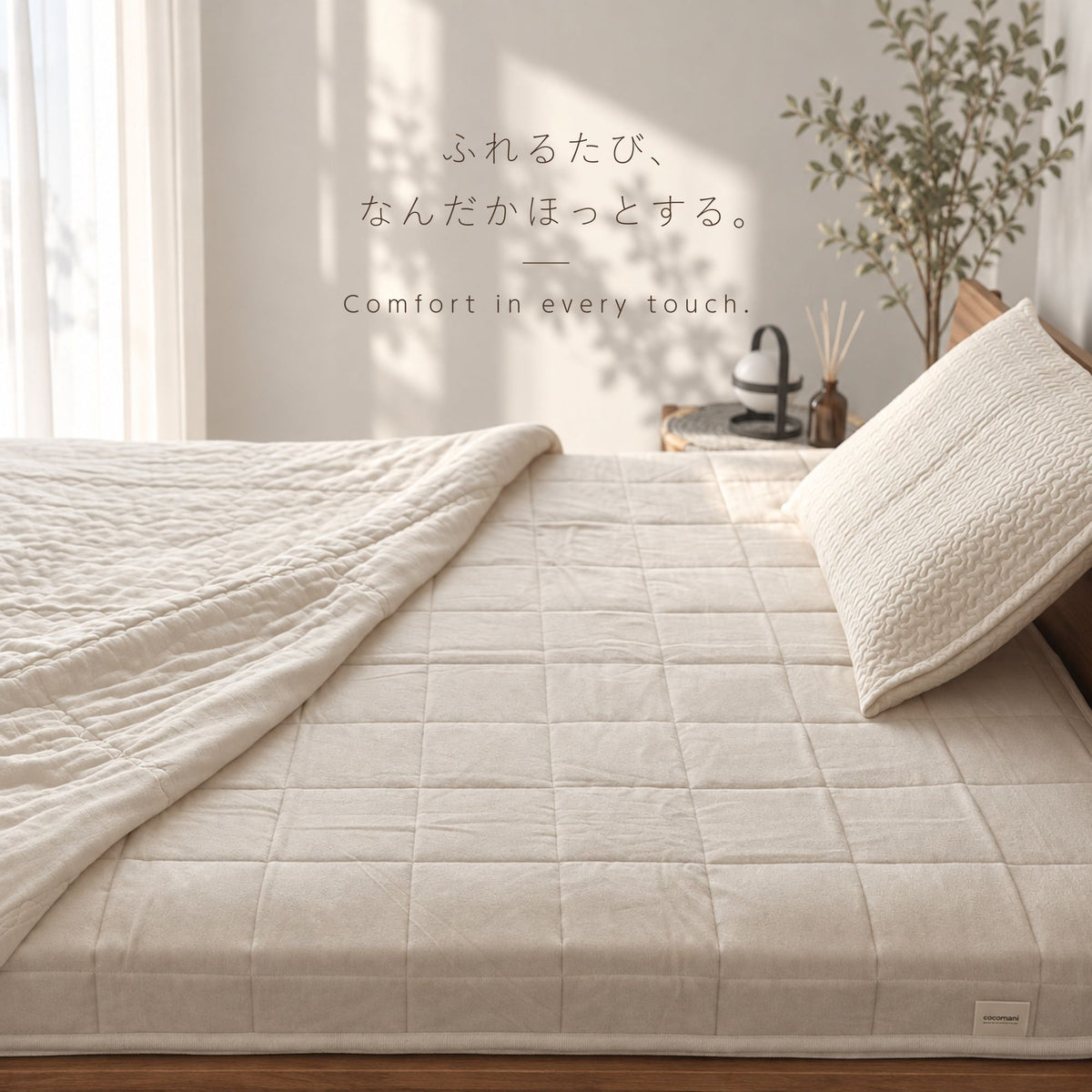 9/18(金)20:00販売開始【秋・冬だけの限定販売】コットン毛布 toromo(とろも)の 敷パッド