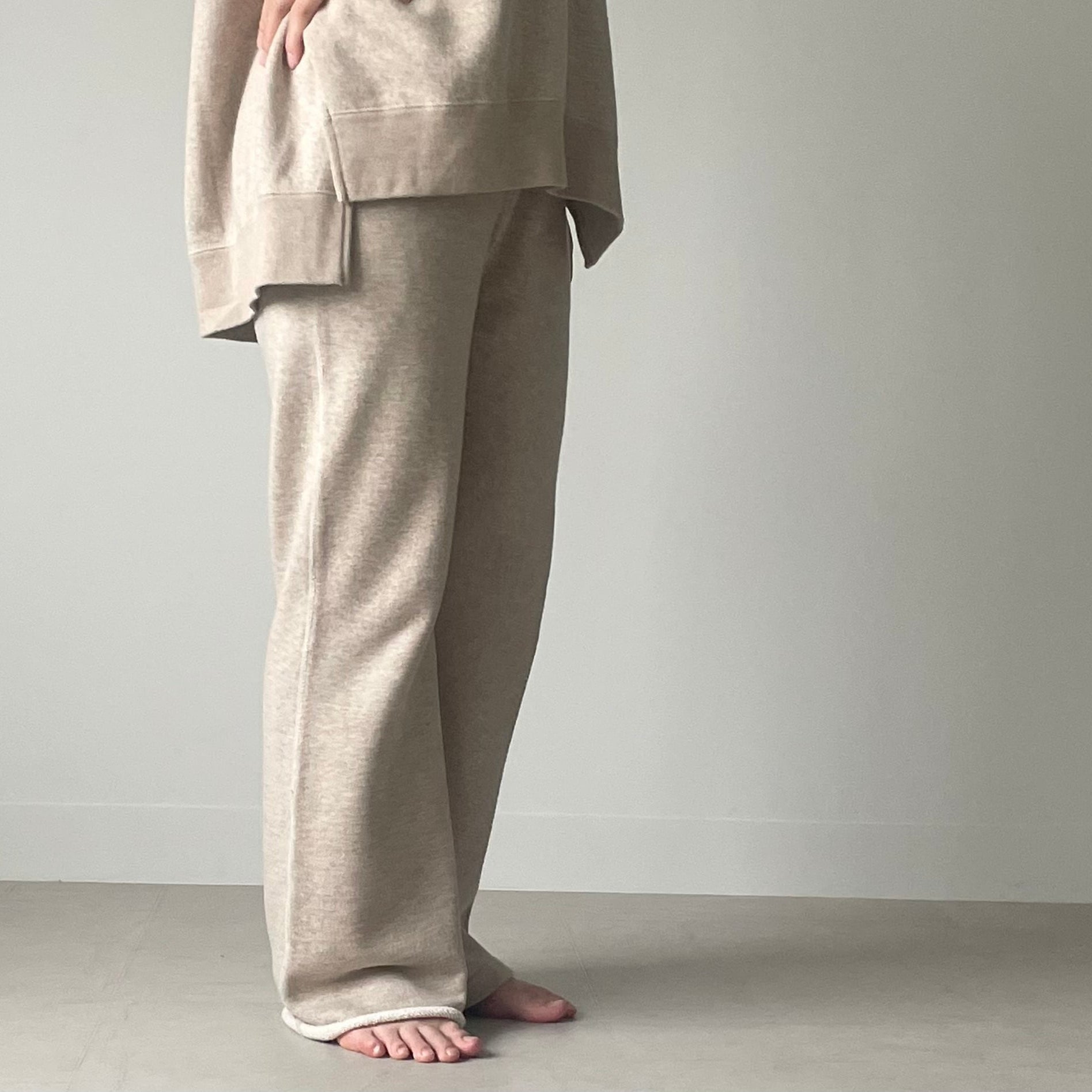 tororin ぐっすり眠るための スウェット パジャマ 【五分袖/長袖/ストレートパンツ】