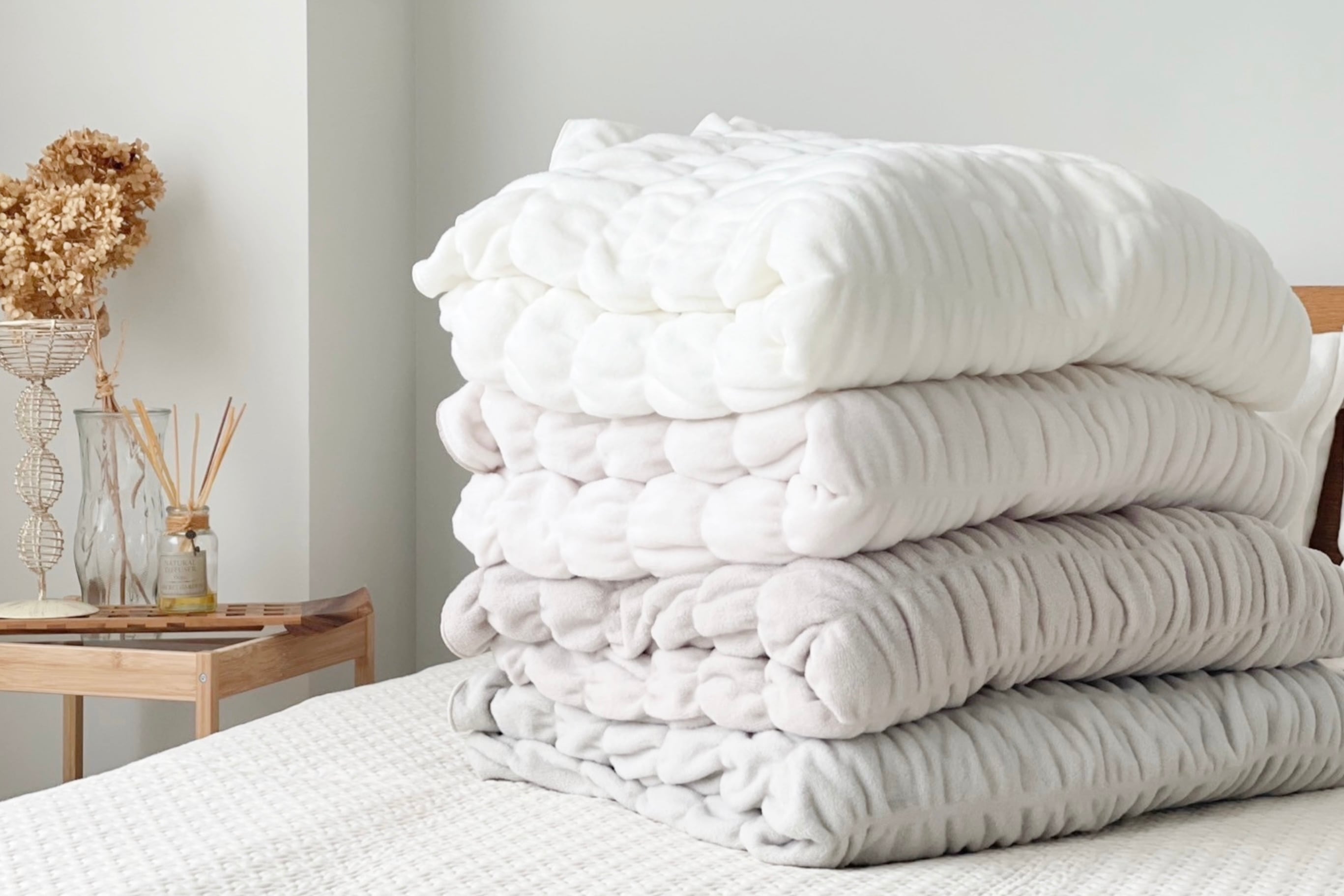 \迷ったらこれ!大人気毛布2種セット/ fuwafuwa ×torotto あたたか毛布セット 【シングル】