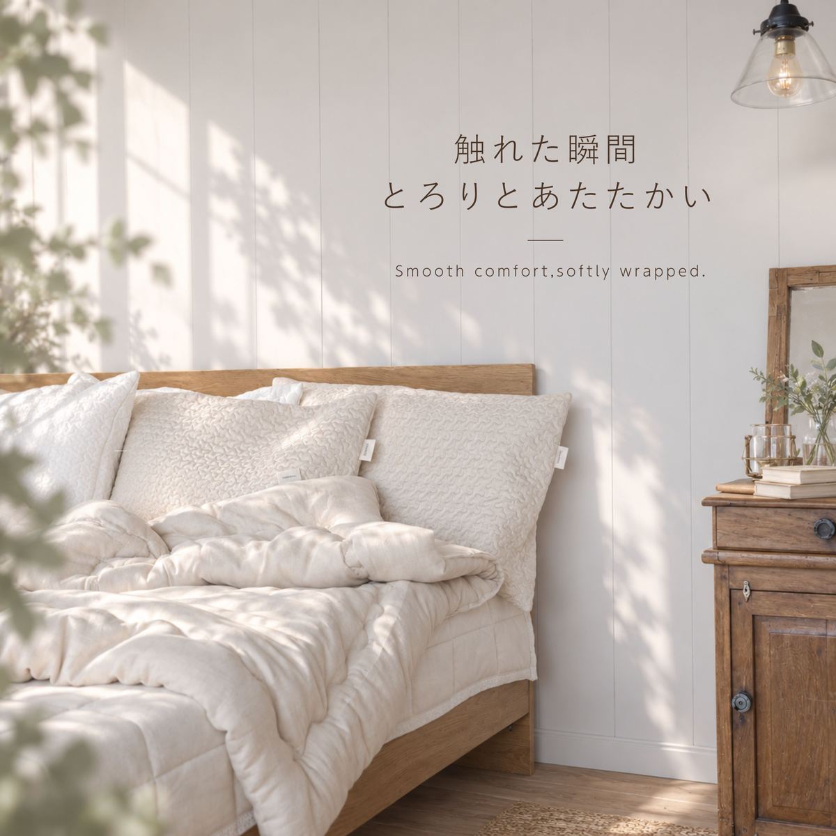 コットンスムース torokeru(とろける)の 敷パッド
