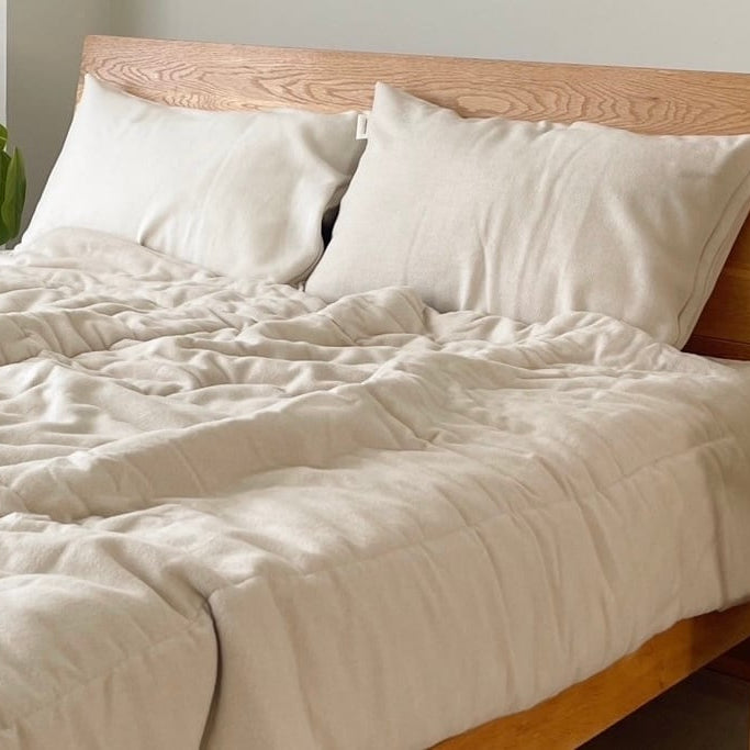 torottoコットン毛布の掛けふとん 中綿増量タイプ 【シングル】