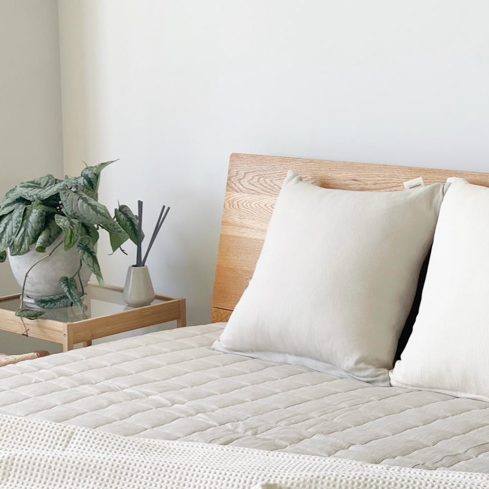 saratto 高島ちぢみ織 敷きパッド【シングル・ダブル兼用】