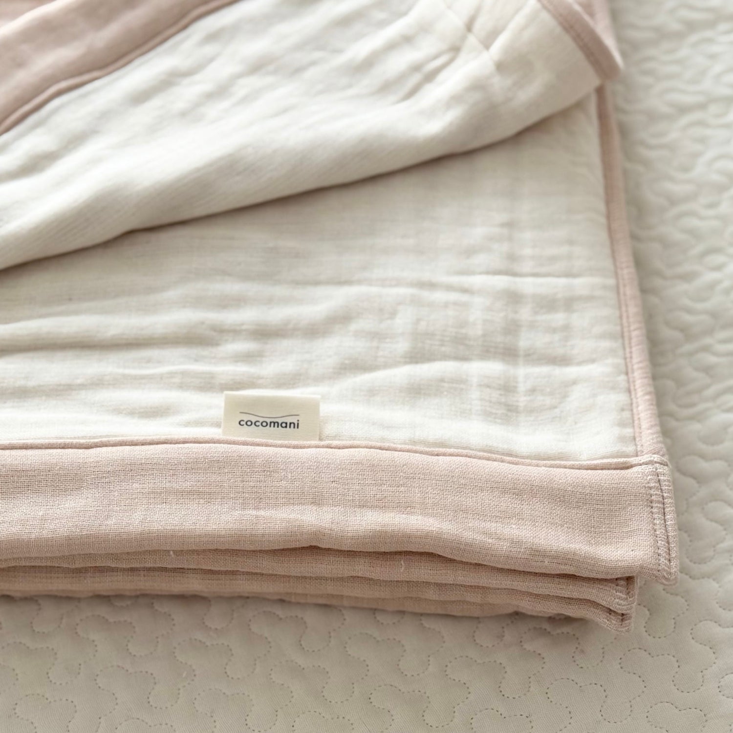 shittori 三河木綿 熟成糸のボリュームミルフィーユガーゼケット【8枚重ね】