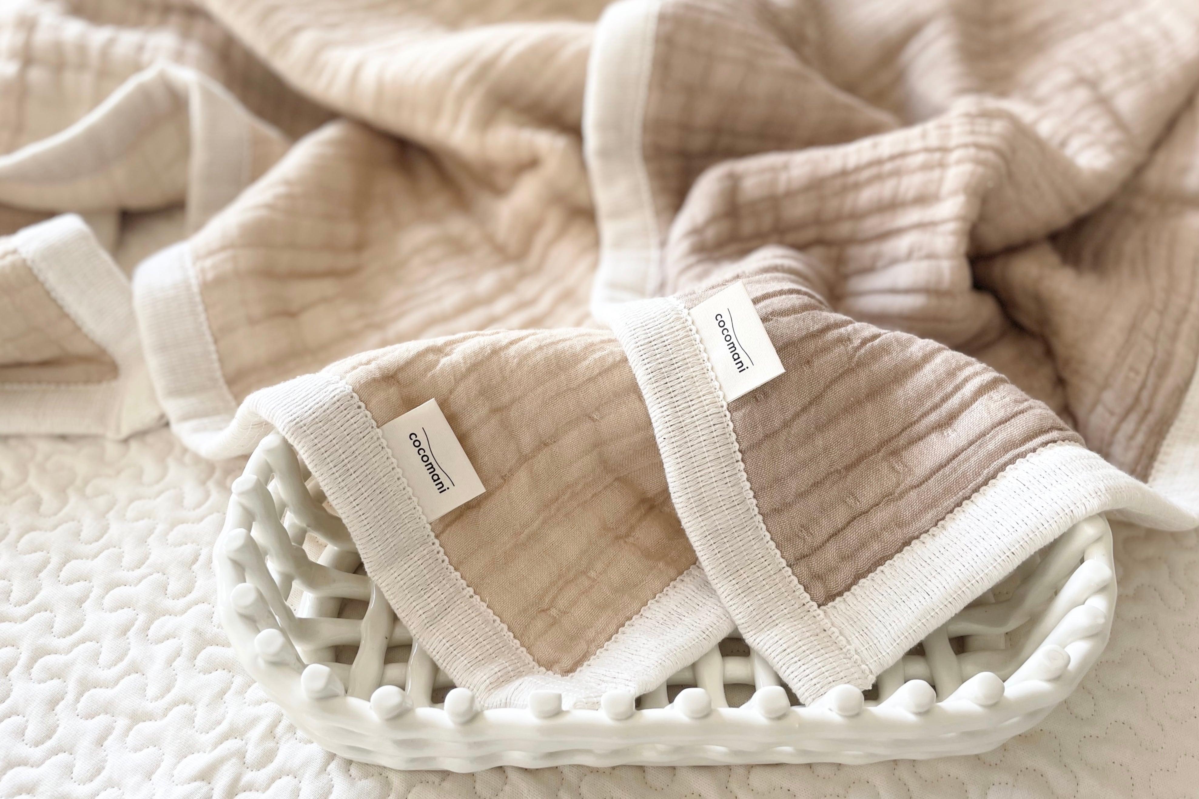 Comming Soon..【数量限定】ナッツクリーミーモカ -秋冬だけの特別ブレンド- torotoro 8重ジャガード織 ガーゼケット 2枚セット