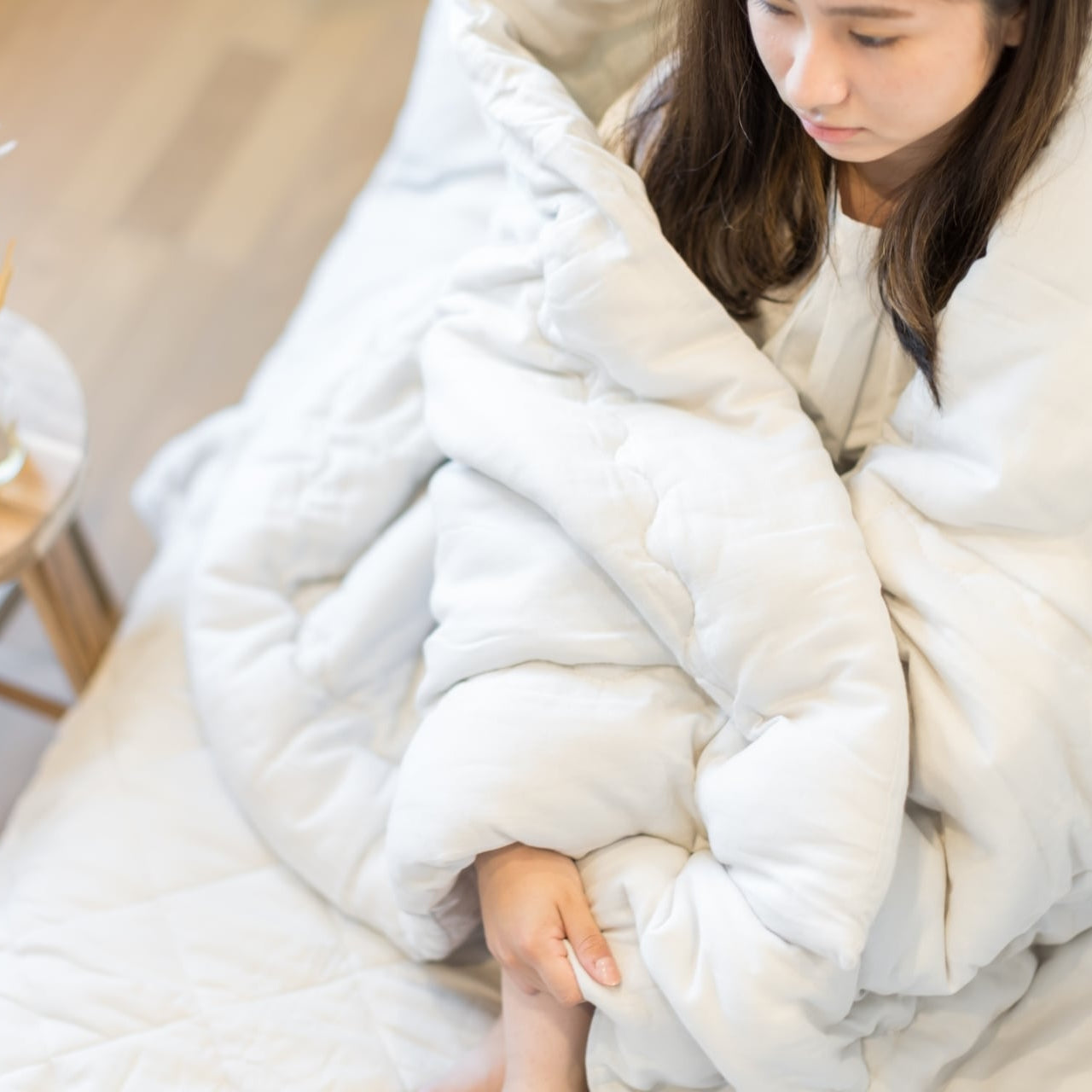 mofumofu コットン合掛けふとん【シングル/ダブル】