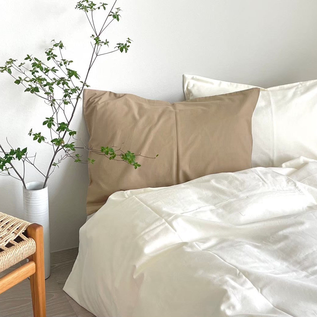 【発売日：3/20(金)】wabisabi series 「さらり、ふわり。」和晒(わざらし)平織り綿 枕カバー