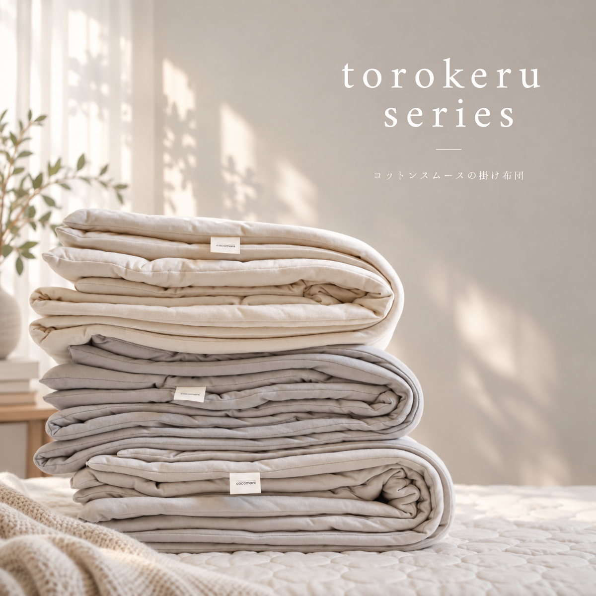 コットンスムース torokeru（とろける）の 掛けふとん