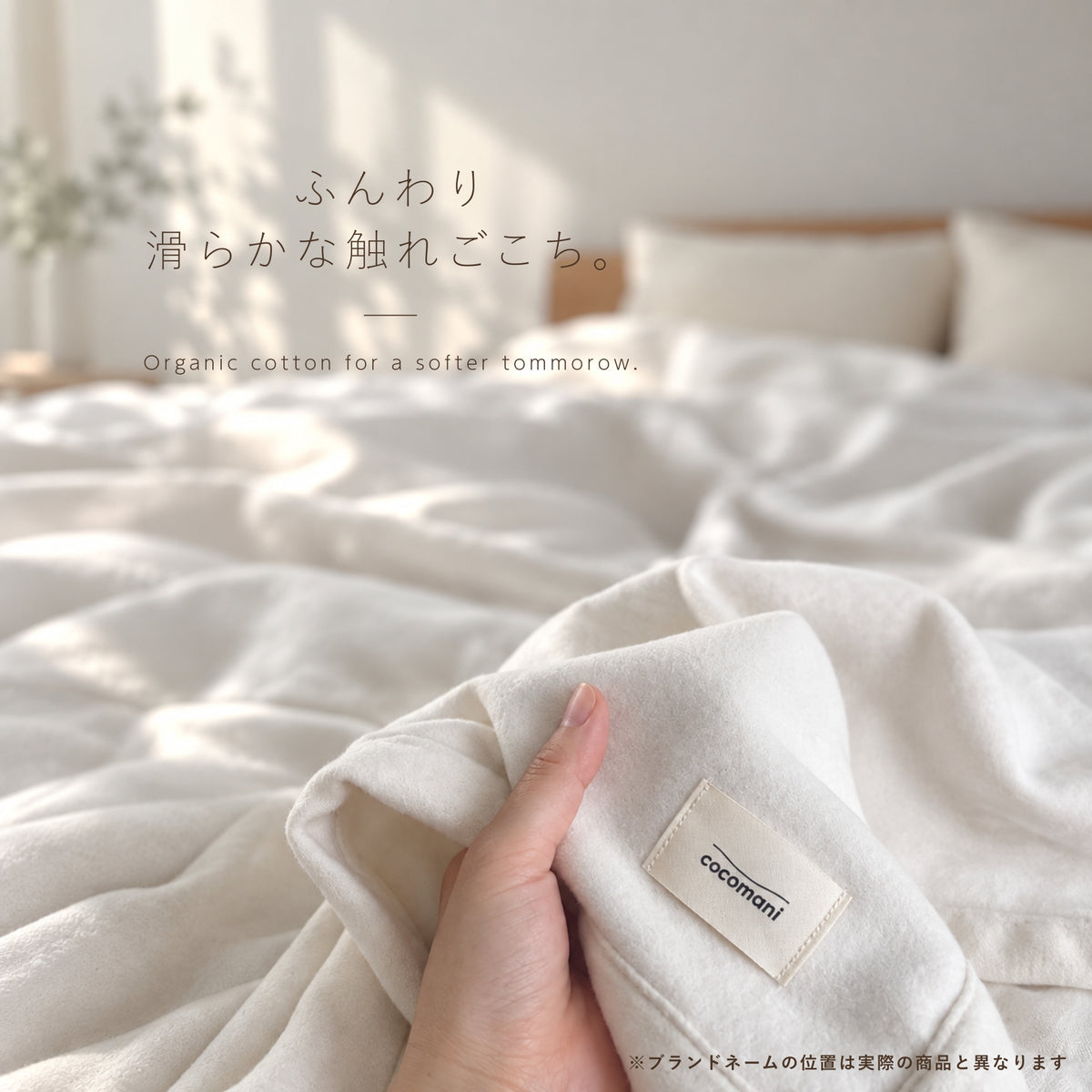 【秋・冬だけの限定販売】コットン毛布 toromo（とろも）