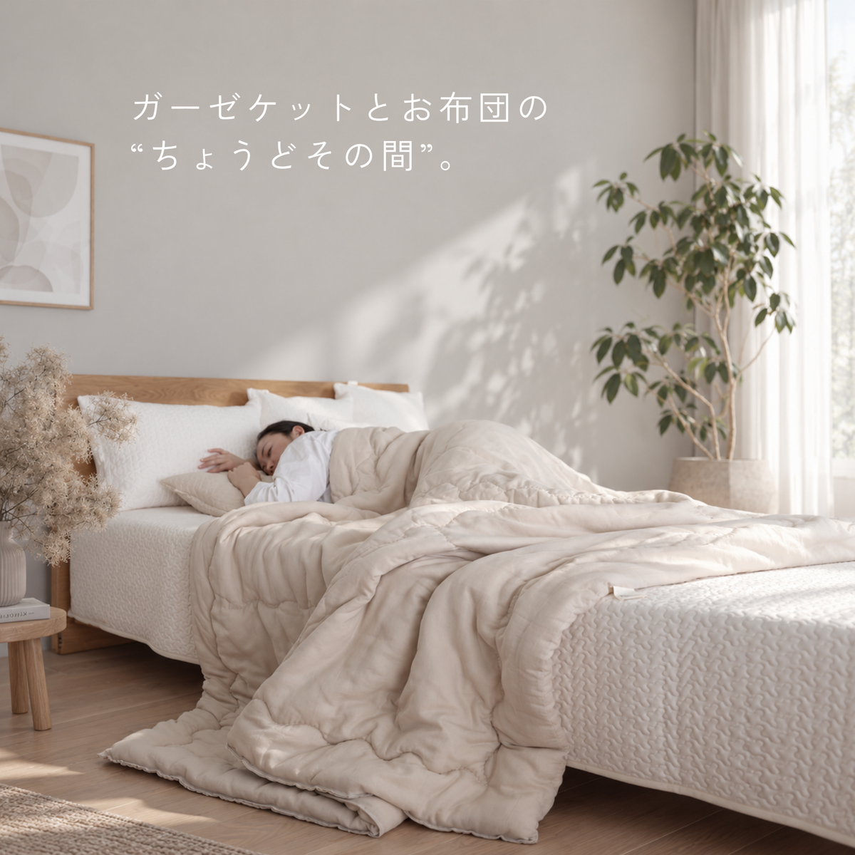 そよっと軽くて、ちょうどいい。コットン 薄掛けふとん ｜soyoton（そよとん）