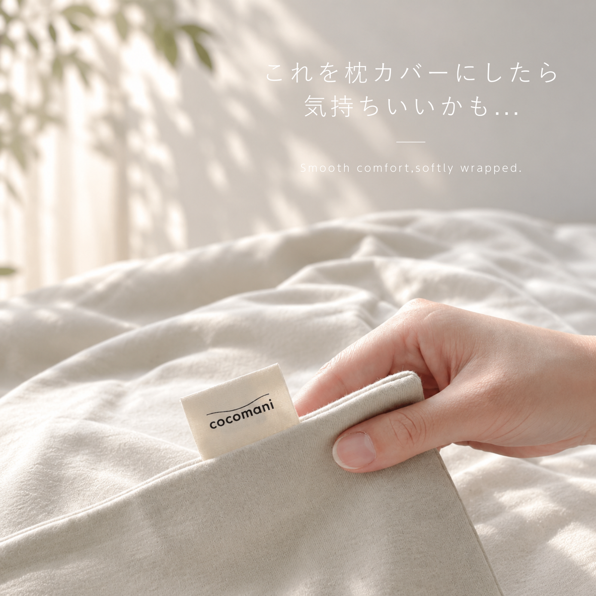 コットンスムース torokeru（とろける）の 枕カバー