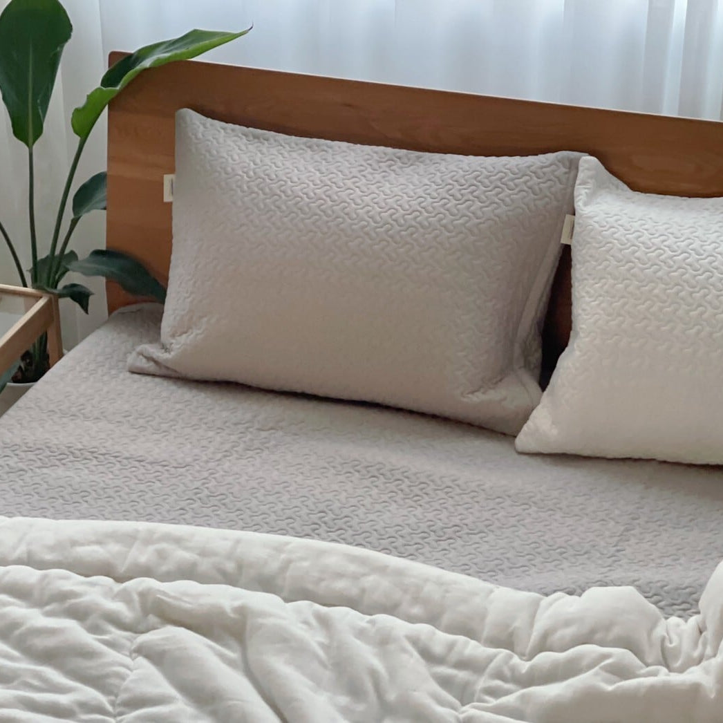 pocopoco コットン 敷きパッド【シングル・ダブル兼用】