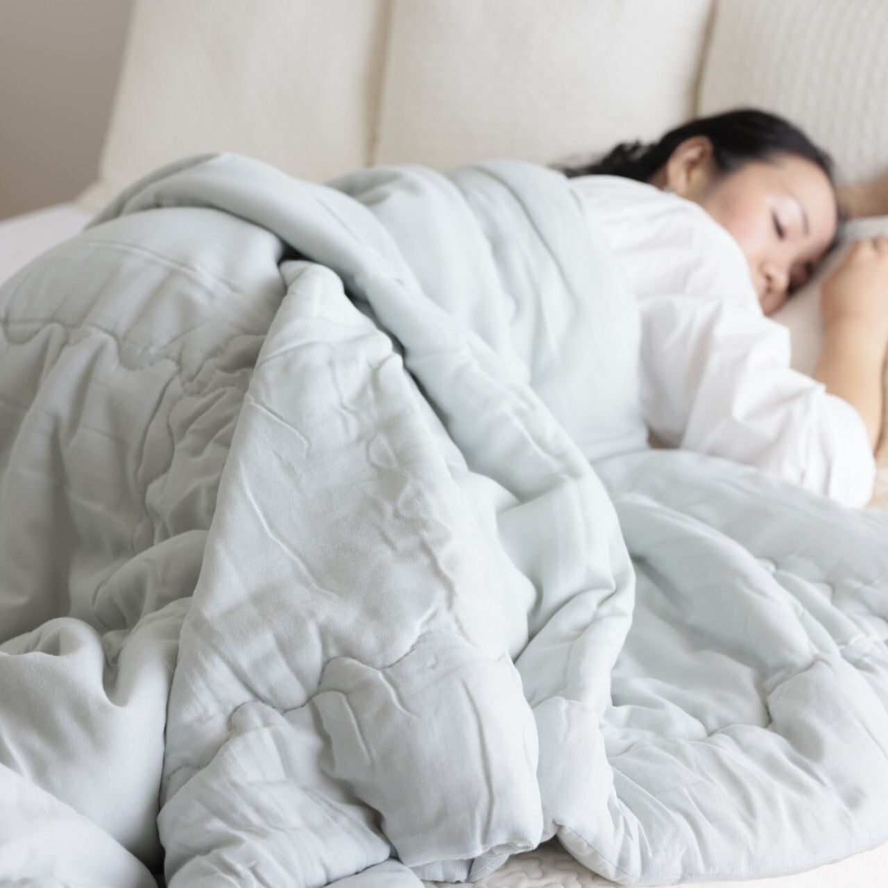 fuwatto コットン肌掛けふとん【シングル/ダブル】