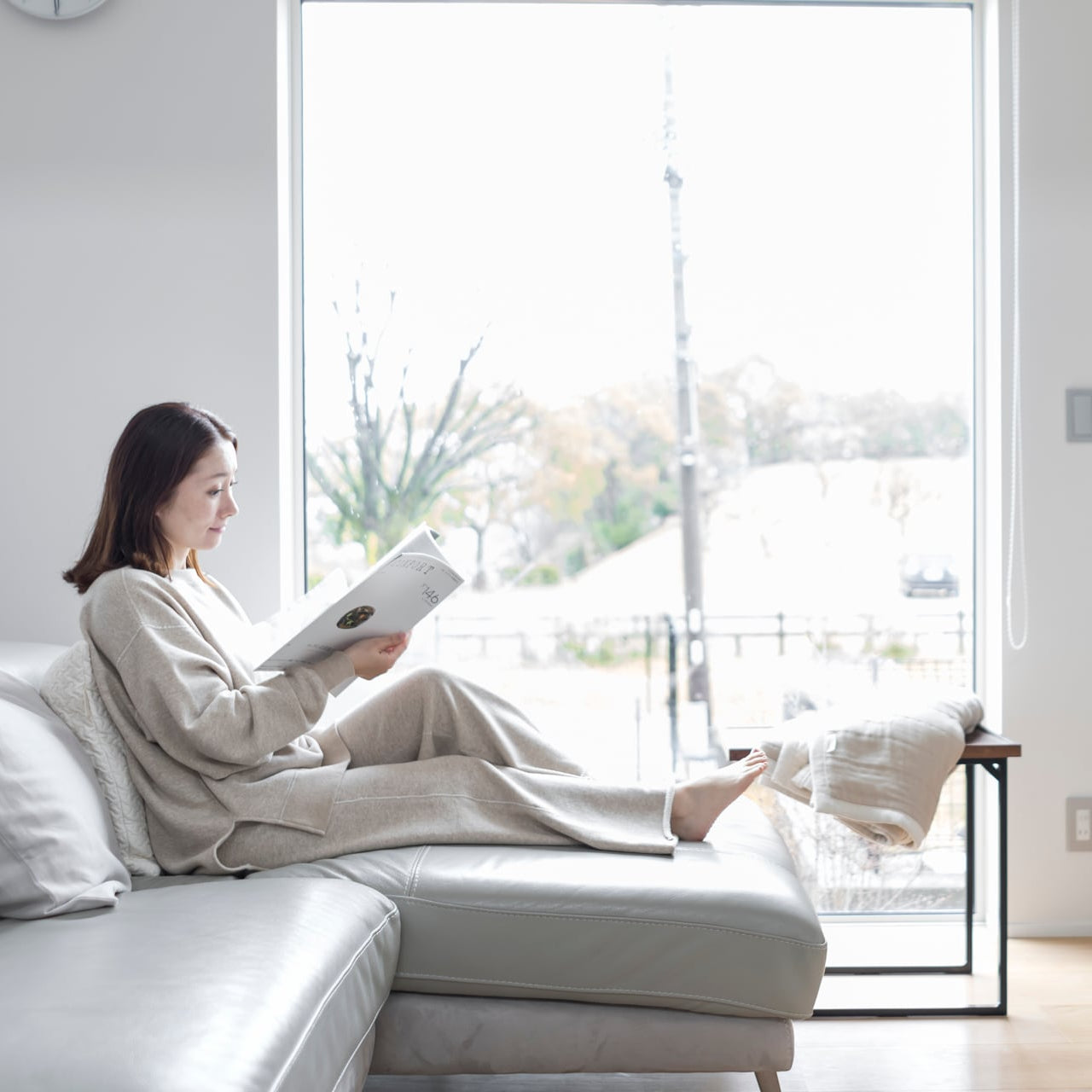 tororin ぐっすり眠るための スウェット パジャマ 【五分袖/長袖/ストレートパンツ】