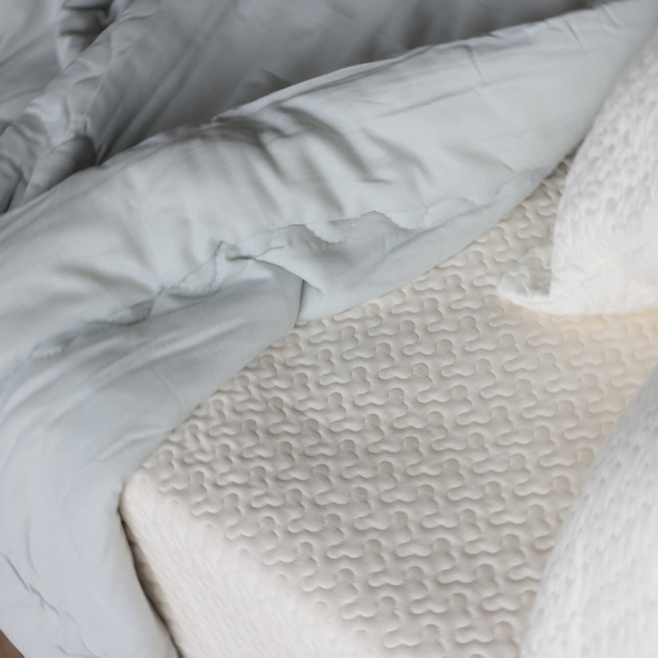 pocopoco コットン 敷きパッド【シングル・ダブル兼用】