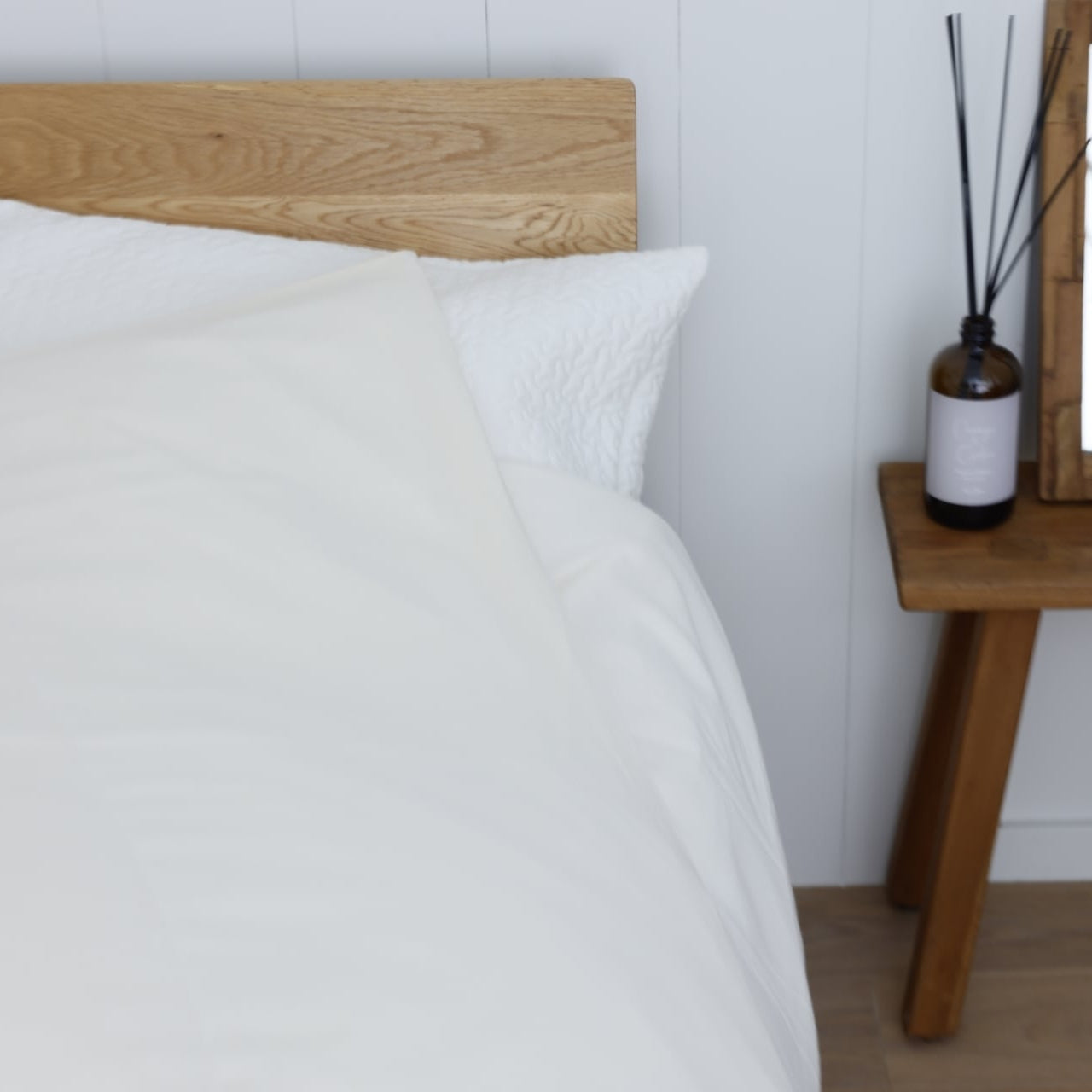 pokapoka ホワイトマザーグース (肌掛け/合掛け/本掛け)羽毛ふとん【sarafuwa布団カバー付き】