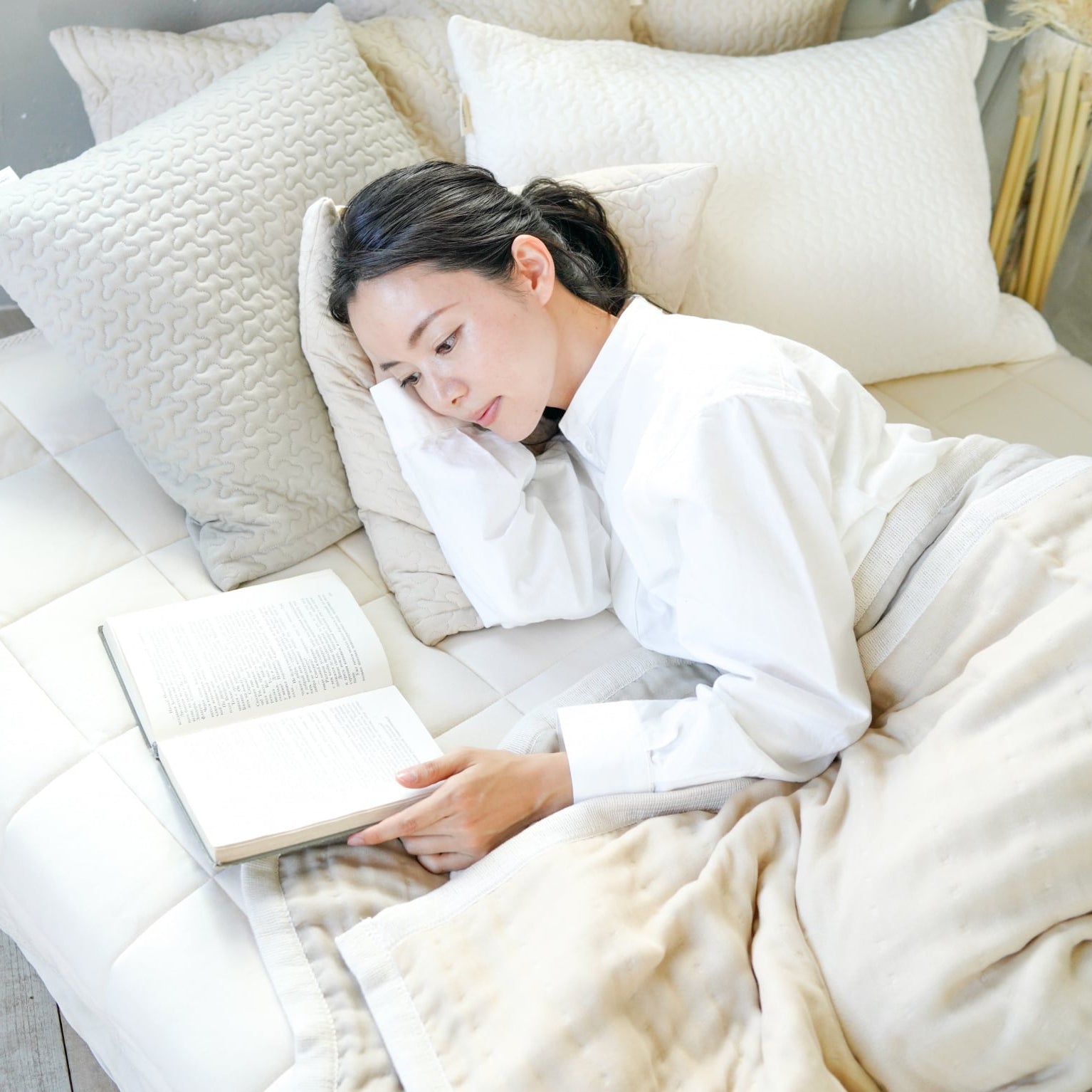 ＃そうだ！春だ！ 桜カラーの pocopoco 枕カバー