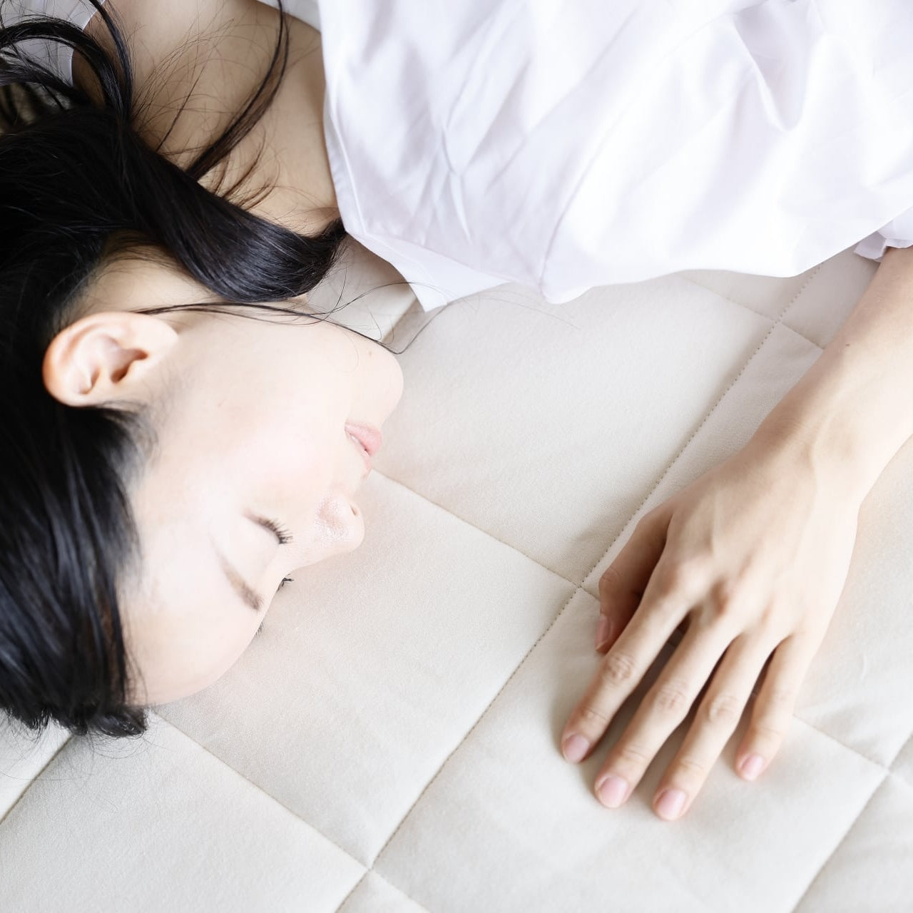 torokeru コットンスムース 敷パッド  【M/Lサイズ】