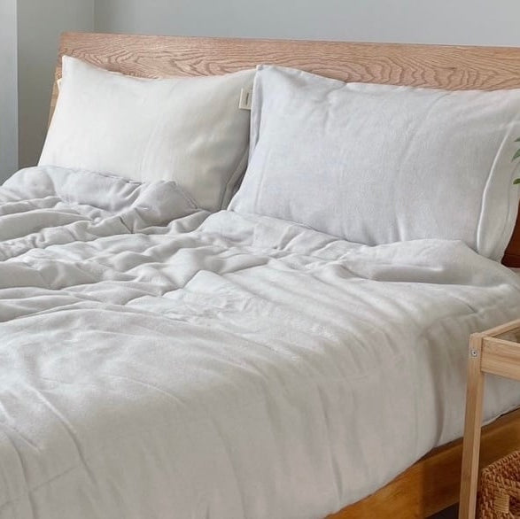 torottoコットン毛布の掛けふとん 中綿増量タイプ 【シングル】