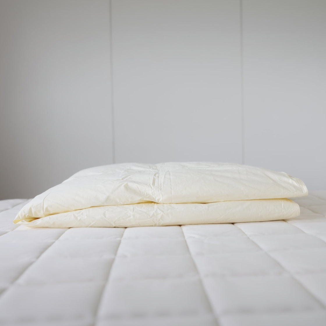 fukafuka ホワイトグース(肌掛け/合掛け/本掛け)羽毛ふとん【sarafuwa布団カバー付き】