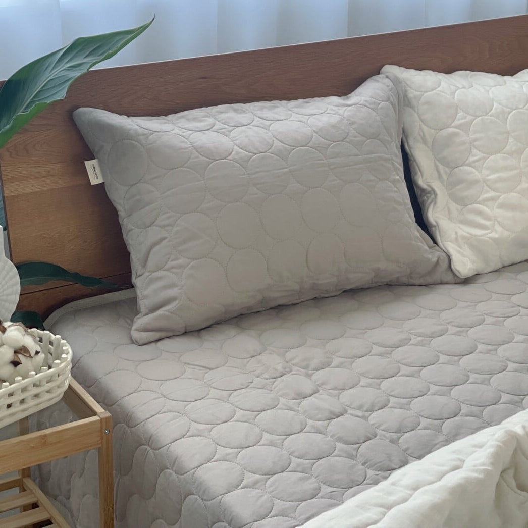 marumoco コットン 敷きパッド【シングル・ダブル兼用】